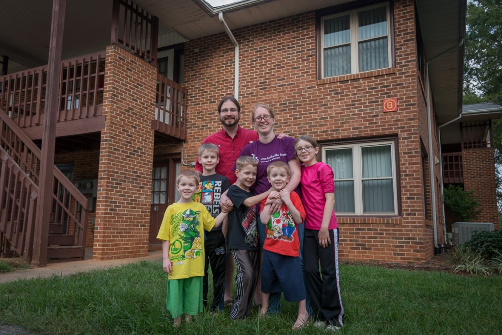 Our place is directly behind us, the bottom right of four apartments. The nearest playground is about 200 feet away, just across the parking lot.