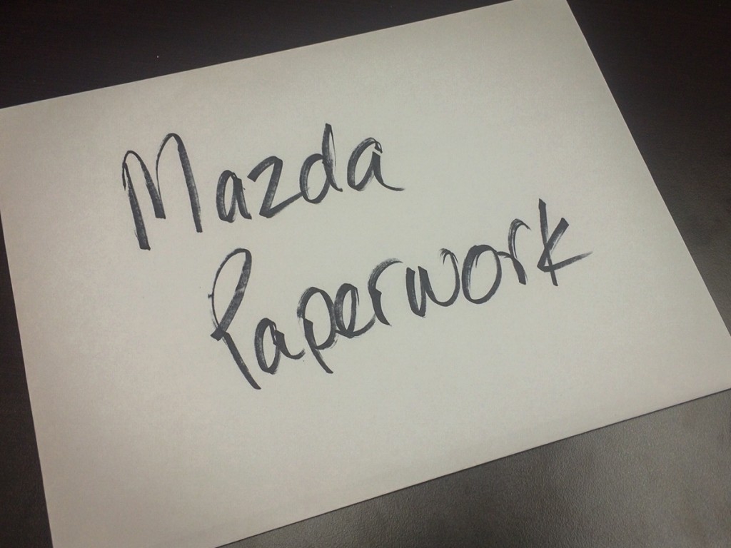 Three pieces of paper--that's all it took from us to sign him away.