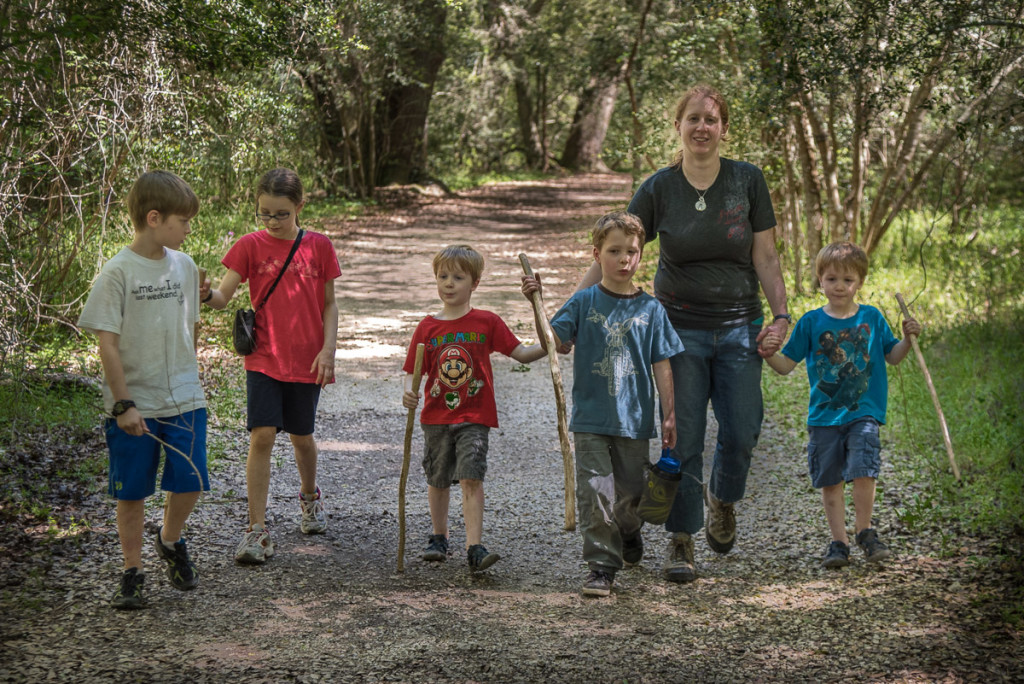 On Monday, we went on a 2-hour hike around 40-Acre Lake. There are beautiful trails there, and the weather was absolutely enjoyable.